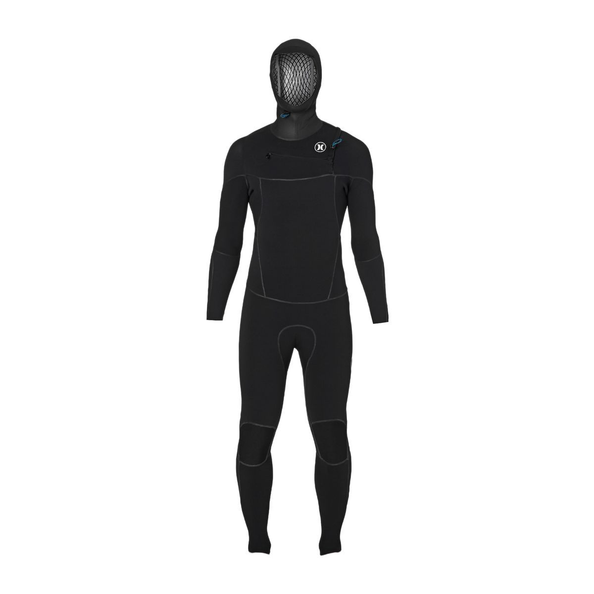 Hurley Phantom 4/3mm 2017 Chest Zip Hooded Wetsuit - Black