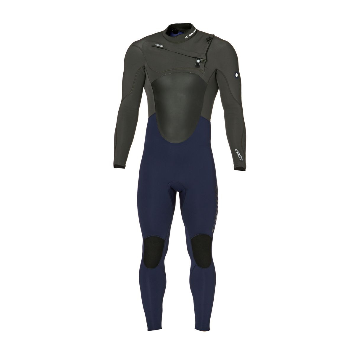 C-Skins Wired 4/3mm 2017 Chest Zip Wetsuit - Ink Blue/ Grey