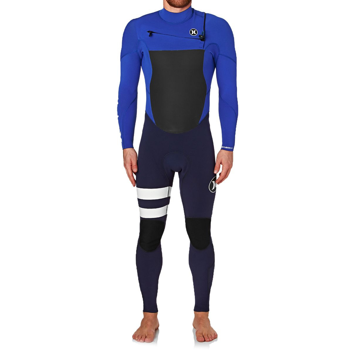 Hurley Fusion 3/2mm 2017 Chest Zip Wetsuit - Racer Blue