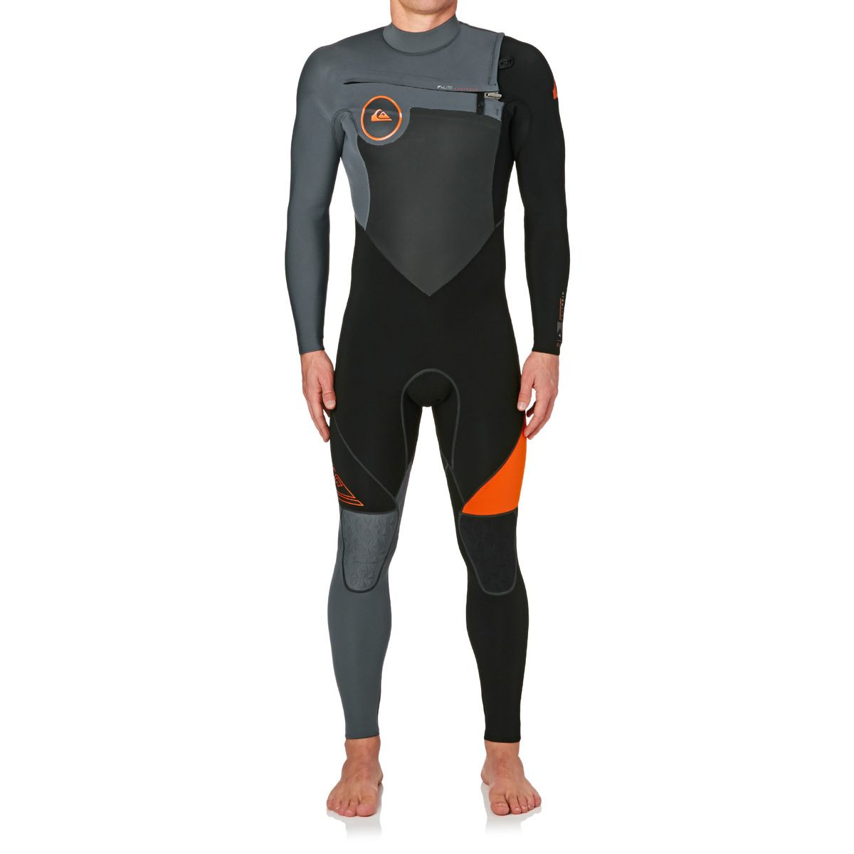 Quiksilver Highline Performance 3/2mm 2017 Chest Zip Wetsuit - Flame