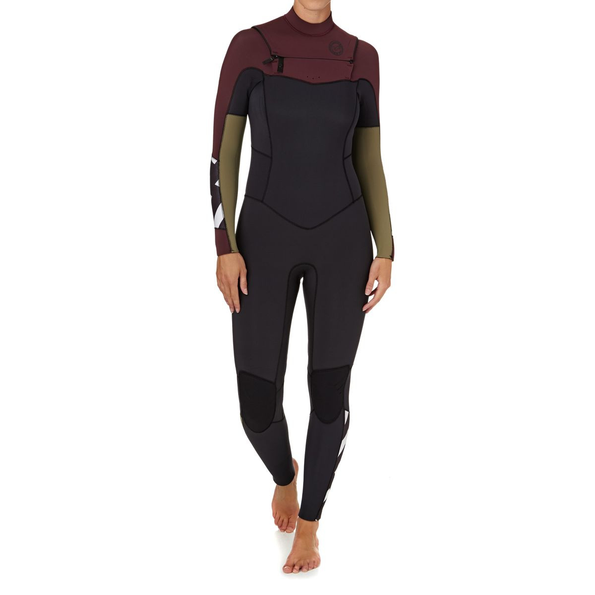 Billabong Womens Surf Capsule Salty Dayz 5/4mm 2018 Chest Zip Wetsuit - Mulberry